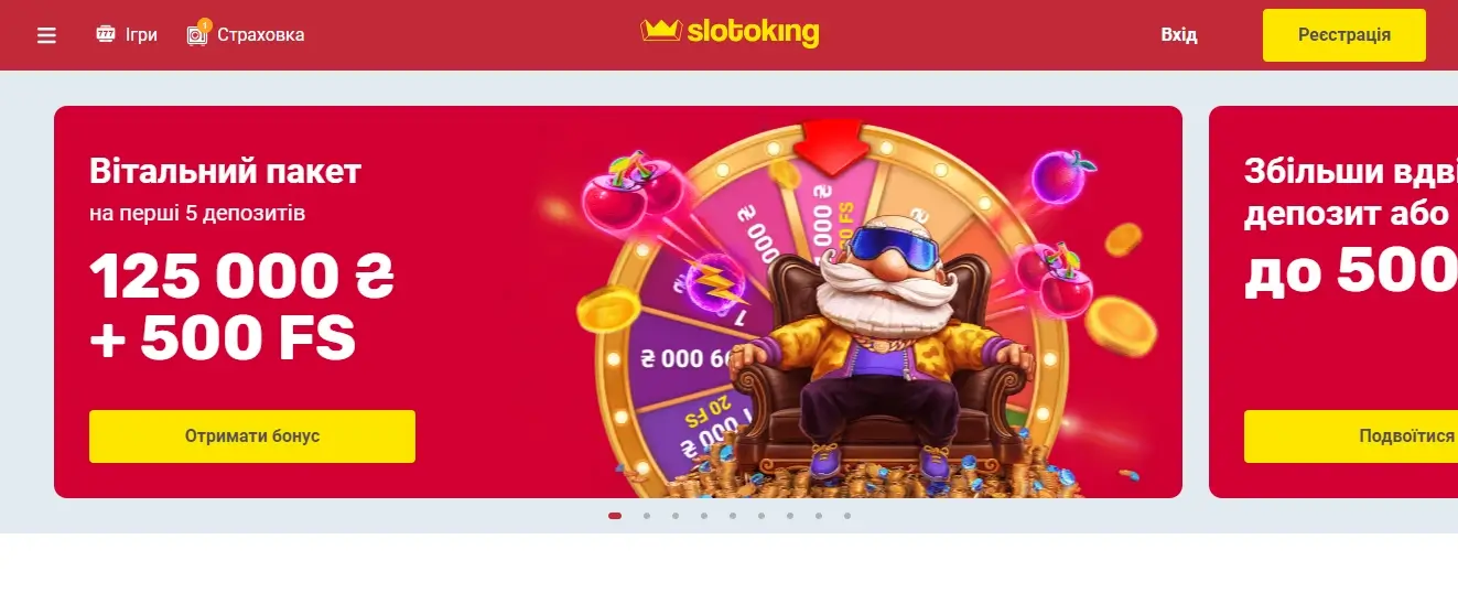 Онлайн казино Slotoking